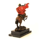 [LA-45952] Bronzeskulptur Bronzefigur Napoleon Überquert Die Alpen Bunt Bild 7