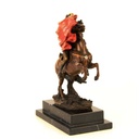 [LA-45952] Bronzeskulptur Bronzefigur Napoleon Überquert Die Alpen Bunt Bild 12