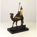 [LA-45955] Bronzeskulptur Bronzefigur Dromedar und Reiter Bild 8