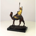 [LA-45955] Bronzeskulptur Bronzefigur Dromedar und Reiter Bild 10
