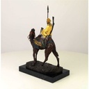 [LA-45955] Bronzeskulptur Bronzefigur Dromedar und Reiter Bild 11