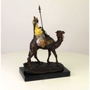 [LA-45955] Bronzeskulptur Bronzefigur Dromedar und Reiter Bild 16
