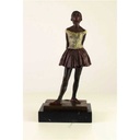 [LA-45956] Bronzeskulptur Bronzefigur Kleine Tänzerin Im Alter Von Vierzehn Jahren Bild 3