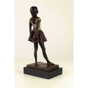 [LA-45956] Bronzeskulptur Bronzefigur Kleine Tänzerin Im Alter Von Vierzehn Jahren Bild 12