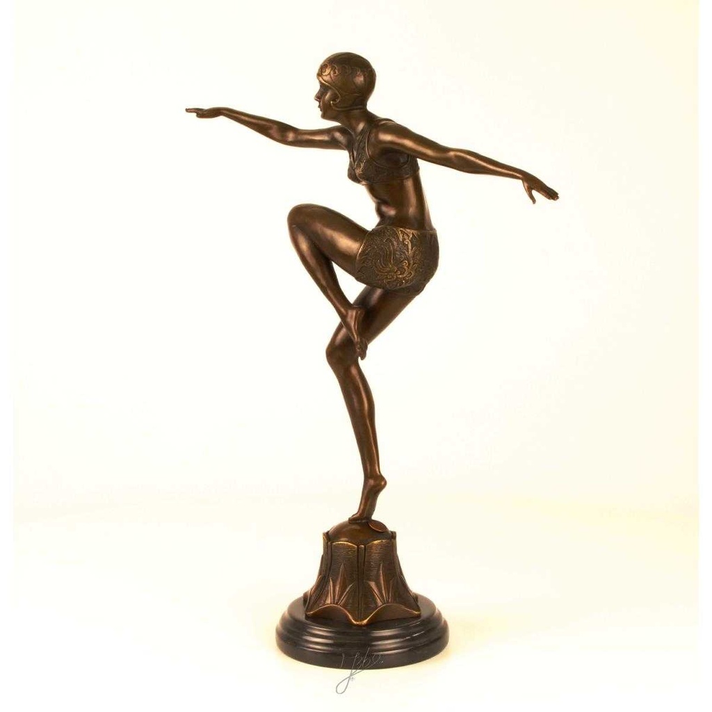 [LA-45958] Bronzeskulptur Bronzefigur Con Brio Bild 4