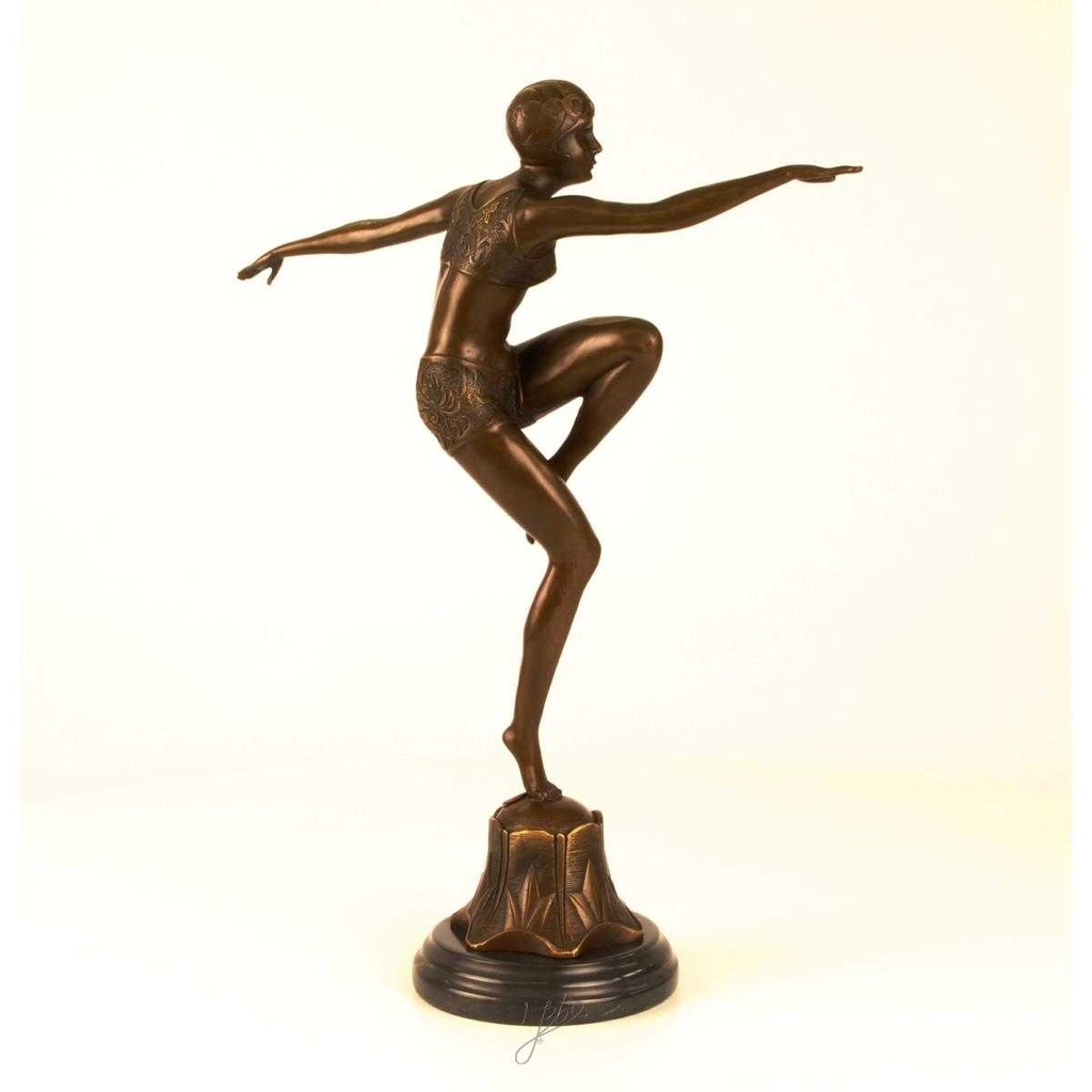 [LA-45958] Bronzeskulptur Bronzefigur Con Brio Bild 11