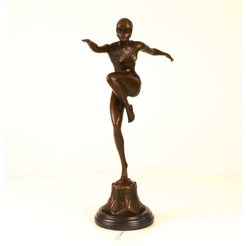 [LA-45958] Bronzeskulptur Bronzefigur Con Brio Bild 15