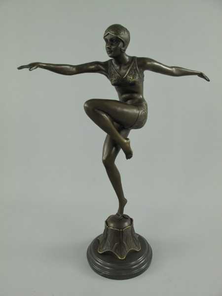 [LA-45958] Bronzeskulptur Bronzefigur Con Brio Bild 16