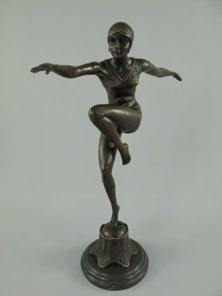 [LA-45958] Bronzeskulptur Bronzefigur Con Brio Bild 18