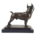 [LA-45960] Bronzeskulptur Bronzefigur Hund Französische Bulldogge Art-Deco-Stil Bild 5