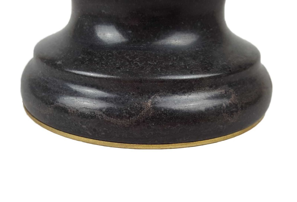 [LA-45962] Bronzeskulptur Bronzefigur Eule Uhu Sitzend auf Ast Abstrakt-Stil Bild 7