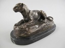 [LA-45963] Bronzeskulptur Bronzefigur Liegende Löwin Bild 18