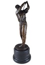 [LA-45967] Bronzeskulptur Bronzefigur Sport Mann Herr Golfspieler Bild 2