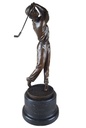 [LA-45967] Bronzeskulptur Bronzefigur Sport Mann Herr Golfspieler Bild 6