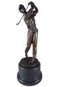 [LA-45967] Bronzeskulptur Bronzefigur Sport Mann Herr Golfspieler Bild 7