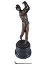 [LA-45967] Bronzeskulptur Bronzefigur Sport Mann Herr Golfspieler Bild 8