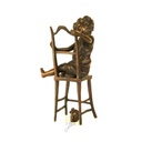 [LA-45970] Bronzeskulptur Bronzefigur Glückliche Katze Bild 6