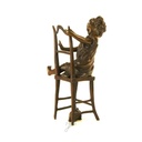 [LA-45970] Bronzeskulptur Bronzefigur Glückliche Katze Bild 7