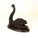 [LA-45974] Bronzeskulptur Bronzefigur Schwan Bild 10