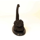 [LA-45974] Bronzeskulptur Bronzefigur Schwan Bild 12