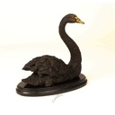 [LA-45974] Bronzeskulptur Bronzefigur Schwan Bild 15