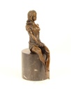 [LA-46017] Bronzeskulptur Bronzefigur Halbaktuell Weiblich Bild 14