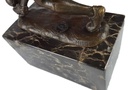 [LA-46072] Bronzeskulptur Bronzefigur Sport Mann Herr Fußballspieler Bild 8