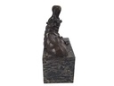 [LA-46074] Bronzeskulptur Bronzefigur Zwei Badende Nilpferde Klassisch Bild 8