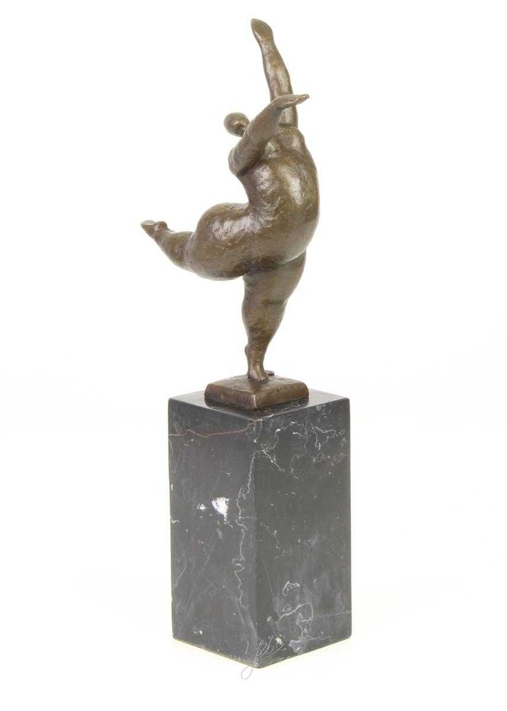 [LA-46079] Bronzeskulptur Bronzefigur Frau Abstrakt-Stil #46079 Bild 3