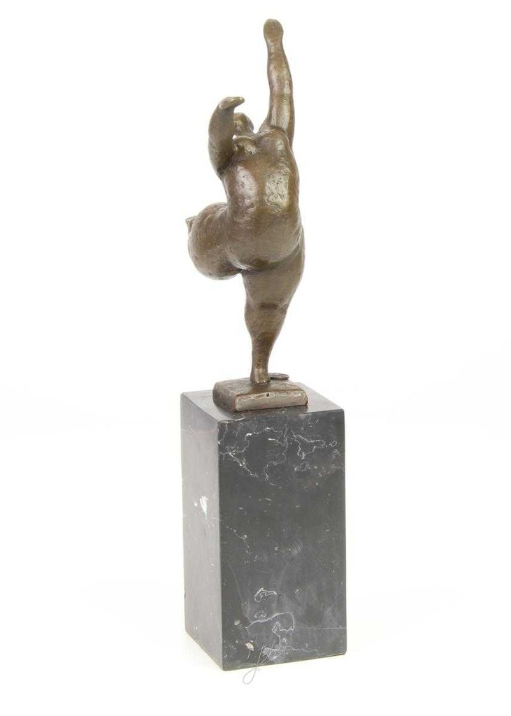 [LA-46079] Bronzeskulptur Bronzefigur Frau Abstrakt-Stil #46079 Bild 4