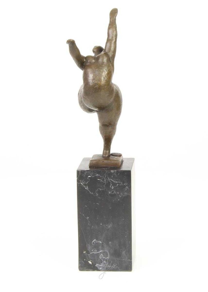 [LA-46079] Bronzeskulptur Bronzefigur Frau Abstrakt-Stil #46079 Bild 5
