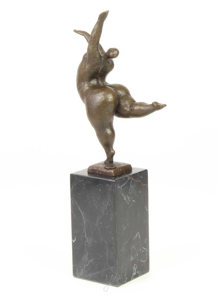 [LA-46079] Bronzeskulptur Bronzefigur Frau Abstrakt-Stil #46079 Bild 10