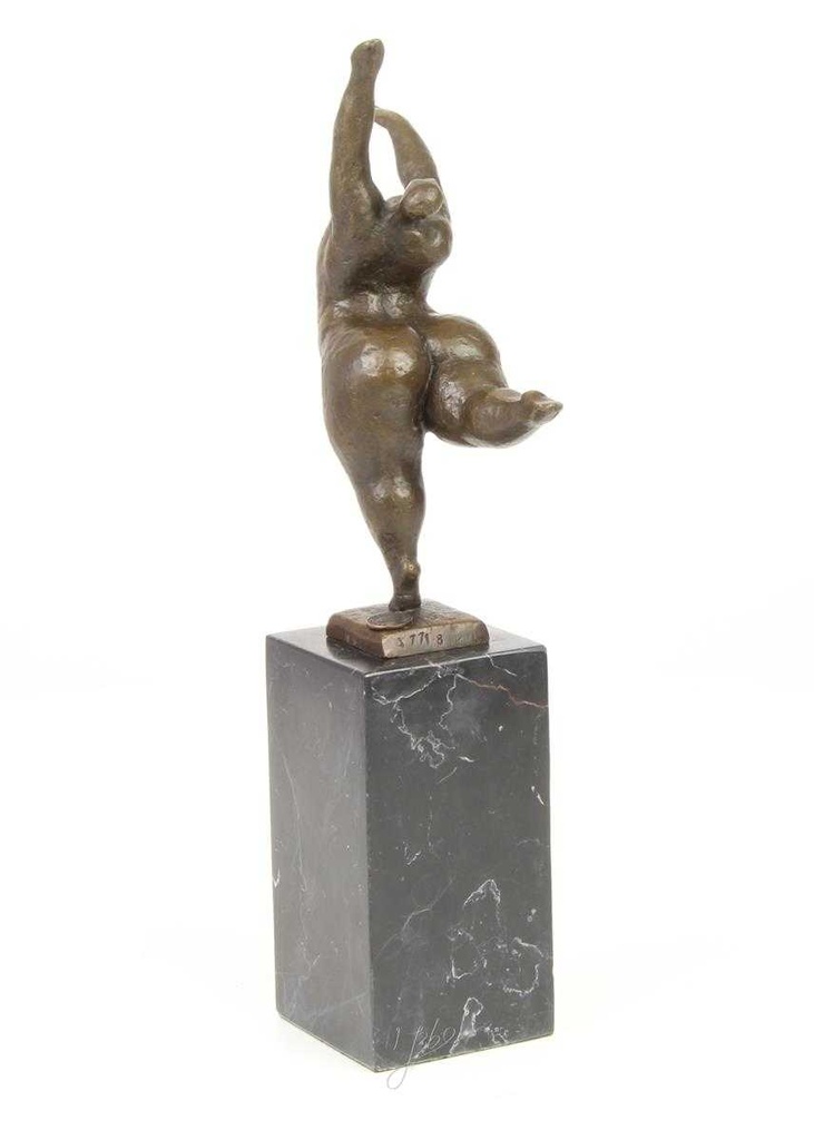[LA-46079] Bronzeskulptur Bronzefigur Frau Abstrakt-Stil #46079 Bild 11
