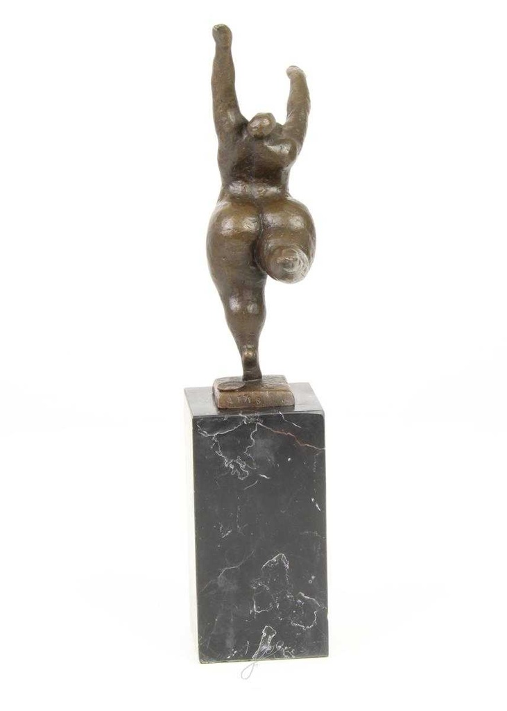 [LA-46079] Bronzeskulptur Bronzefigur Frau Abstrakt-Stil #46079 Bild 12