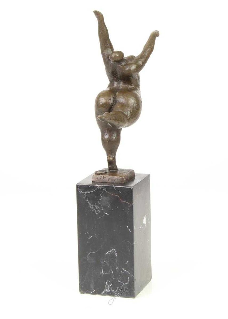 [LA-46079] Bronzeskulptur Bronzefigur Frau Abstrakt-Stil #46079 Bild 13