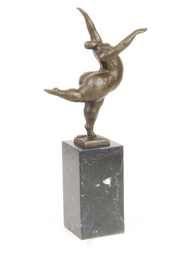 [LA-46079] Bronzeskulptur Bronzefigur Frau Abstrakt-Stil #46079 Bild 15