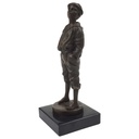 [LA-46098] Bronzeskulptur Bronzefigur Junge Kind Knabe Pfeifer nach V.Szczeblewski Bild 3