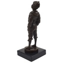 [LA-46098] Bronzeskulptur Bronzefigur Junge Kind Knabe Pfeifer nach V.Szczeblewski Bild 4