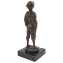 [LA-46098] Bronzeskulptur Bronzefigur Junge Kind Knabe Pfeifer nach V.Szczeblewski Bild 5