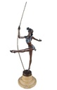[LA-46099] Bronzeskulptur Bronzefigur Ballerina Balletttänzerin #46099 Bild 2