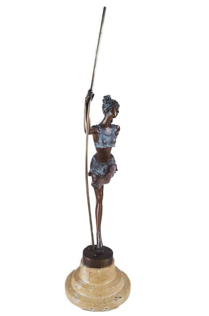 [LA-46099] Bronzeskulptur Bronzefigur Ballerina Balletttänzerin #46099 Bild 3