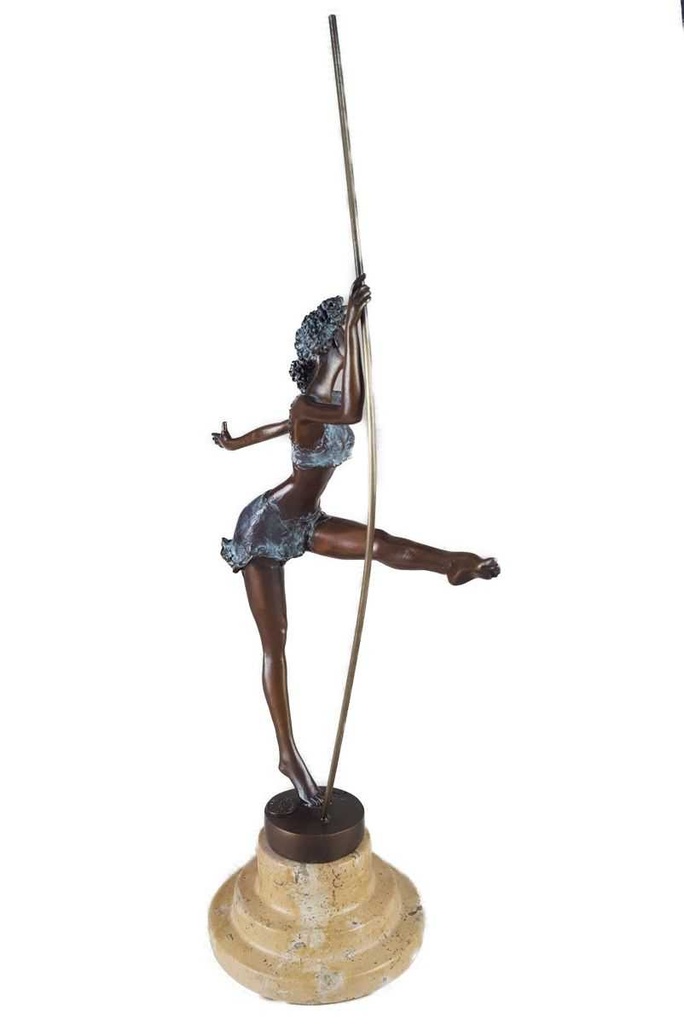 [LA-46099] Bronzeskulptur Bronzefigur Ballerina Balletttänzerin #46099 Bild 4