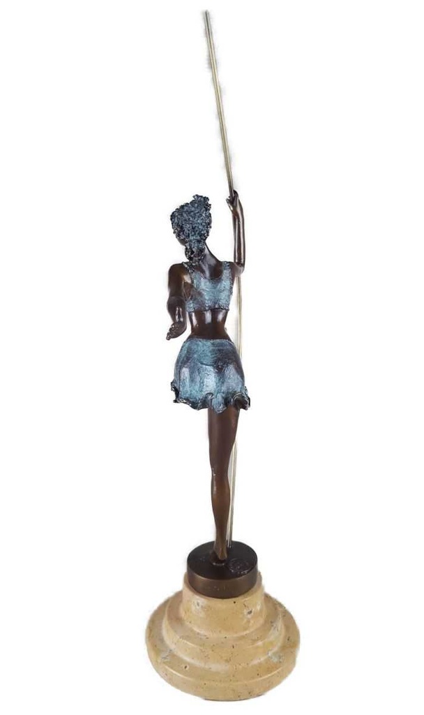 [LA-46099] Bronzeskulptur Bronzefigur Ballerina Balletttänzerin #46099 Bild 7