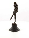 [LA-46179] Bronzeskulptur Bronzefigur Harlequinade Bild 14