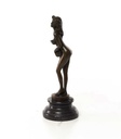 [LA-46226] Bronzeskulptur Bronzefigur Erotik Frau Bild 5