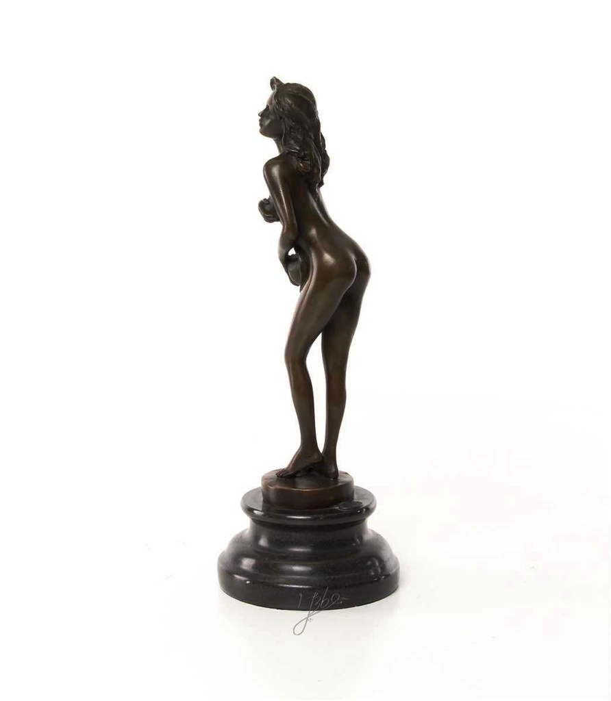[LA-46226] Bronzeskulptur Bronzefigur Erotik Frau Bild 6