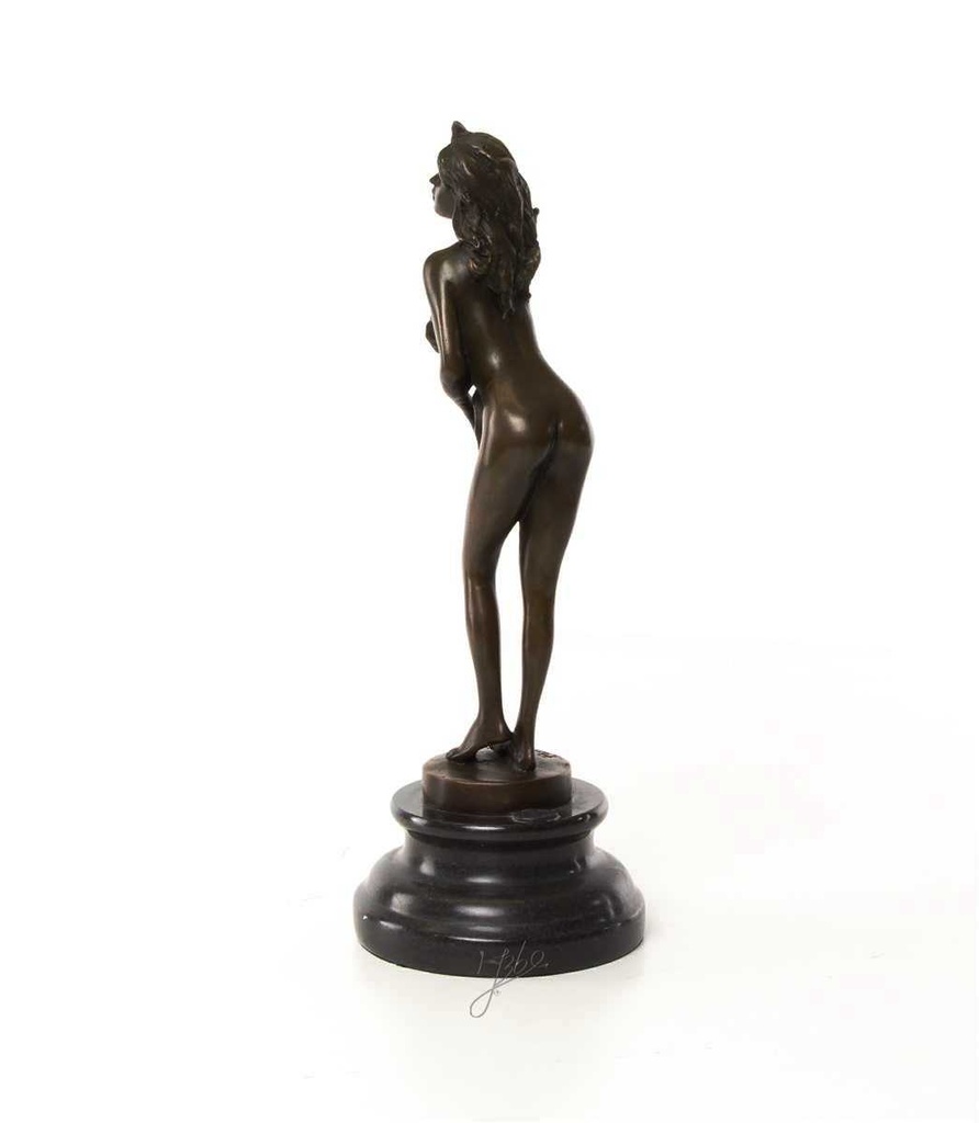 [LA-46226] Bronzeskulptur Bronzefigur Erotik Frau Bild 7