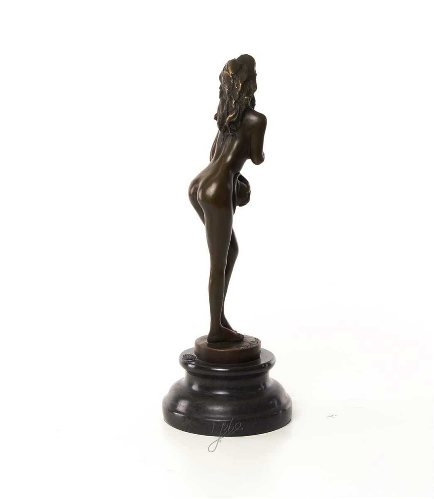 [LA-46226] Bronzeskulptur Bronzefigur Erotik Frau Bild 11