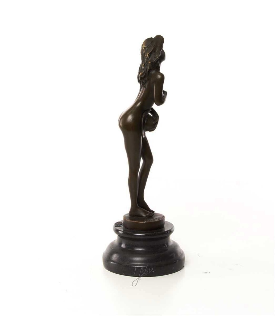 [LA-46226] Bronzeskulptur Bronzefigur Erotik Frau Bild 12
