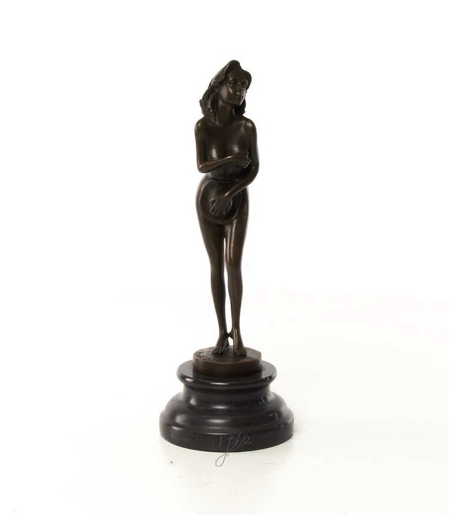 [LA-46226] Bronzeskulptur Bronzefigur Erotik Frau Bild 16